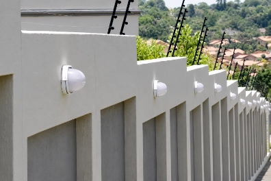 Electric fencing installation by Jalade Management for secure homes and businesses in Gauteng.